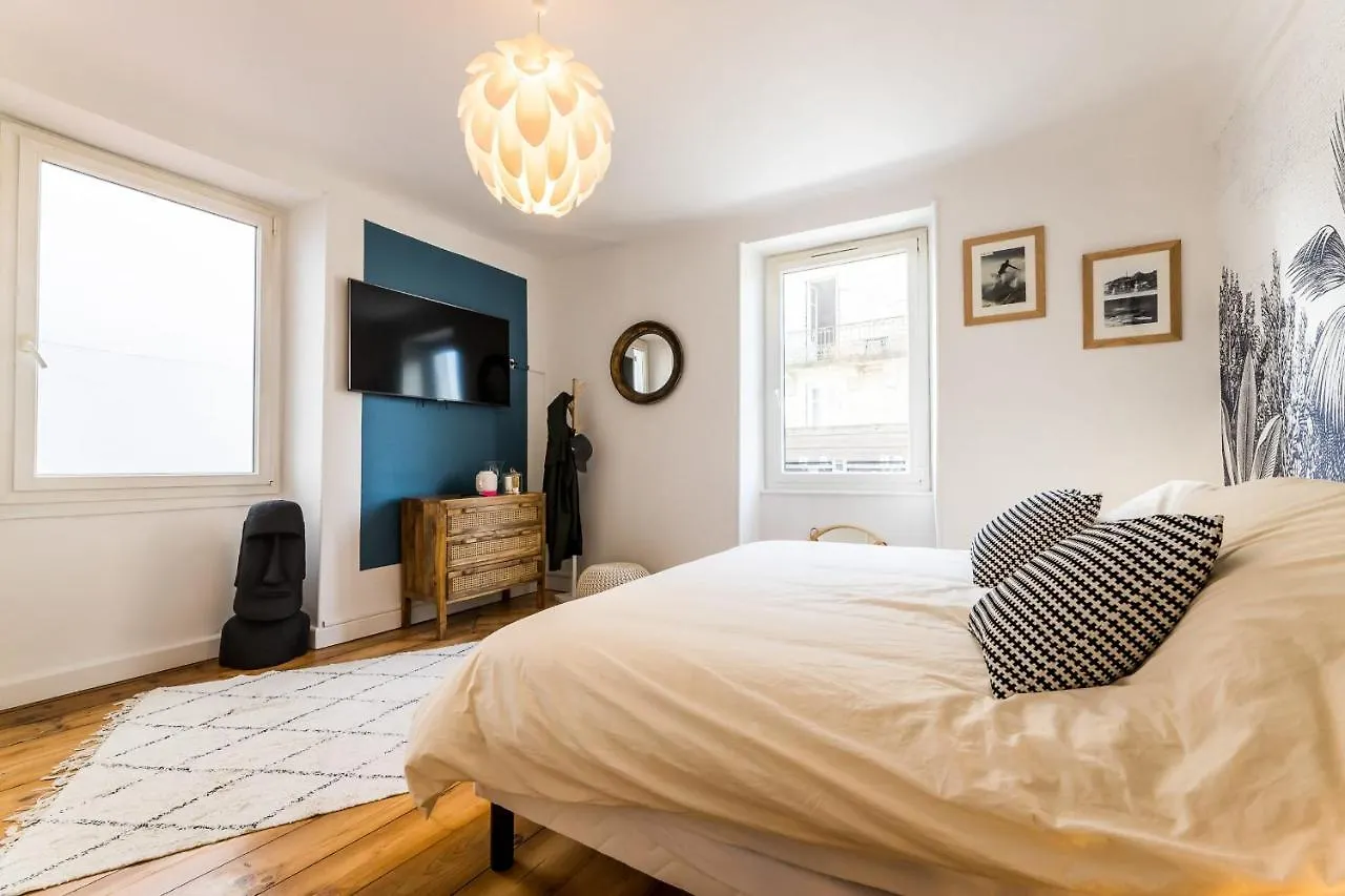 Pop Keyweek Apt 3 Bedrooms With Terrace & Parking Biarritz City Center 0*,  Fransa