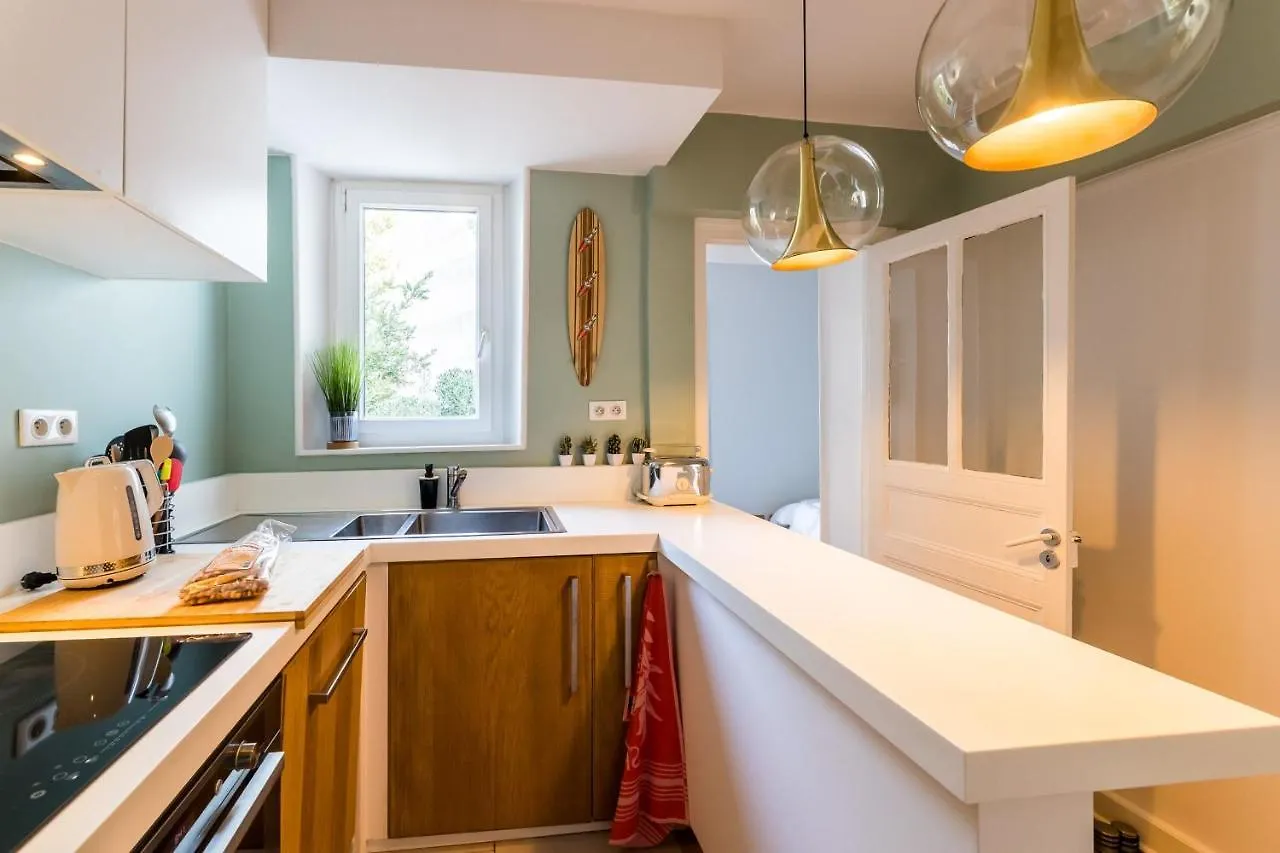 Daire Pop Keyweek Apt 3 Bedrooms With Terrace & Parking Biarritz City Center